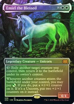 Emiel the Blessed *FOIL Borderless* - 2X2 - NM - Magic The Gathering - MTG - Image 1