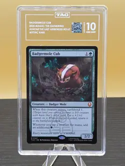 Magic: The Gathering Badgermole Cub 0167 TLA Non-Foil Highest Ranked TAG 10 - Image 1
