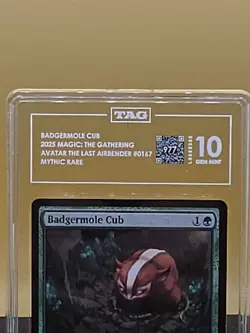 Magic: The Gathering Badgermole Cub 0167 TLA Non-Foil Highest Ranked TAG 10 - Image 3