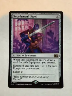 Swordsman's Steel R Commander: Marvel Super Heroes MSC Nonfoil 752 2026 NM - Image 1
