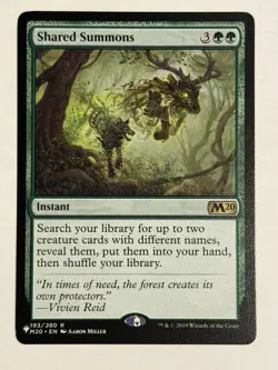 Shared Summons NM The List MTG - Image 1