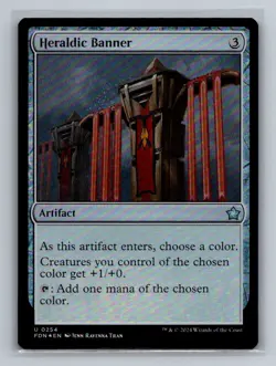 254 Heraldic Banner NM Foundations Foil - Image 1