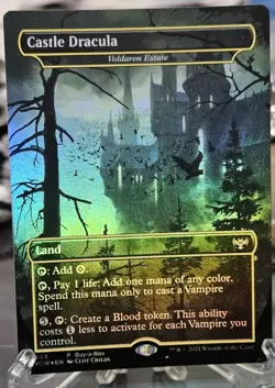 MTG - Castle Dracula Voldaren Estate 403 Buy-a-Box Promo Borderless FOIL NM - Image 1