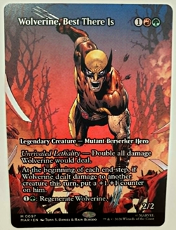 Wolverine, Best There Is - Borderless Mythic - MTG Marvel Super Heroes MAR 0097 - Image 1