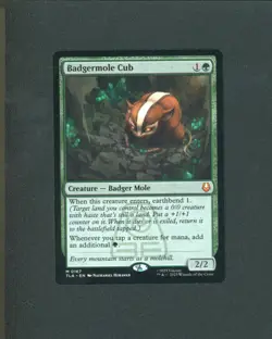 Magic the Gathering Badgermole Cub NM - Image 1