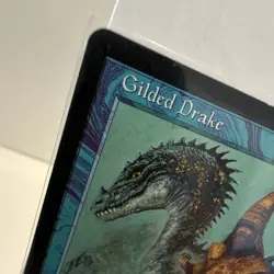 Gilded Drake - MTG Urza's Saga Rare Regular Blue Creature #76 English 1998 - Image 3