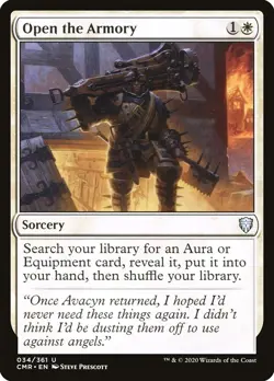 MTG - Open the Armory - Commander Legends - X1 - (NM) - - Image 1