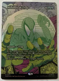 Mindbreak Trap - Borderless - MtG Spider-Man - NM - ✨FOIL✨- IN HAND - Image 1