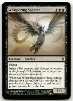 Whispering Specter #77 (NM) New Phyrexia NPH Magic MTG - Image 1