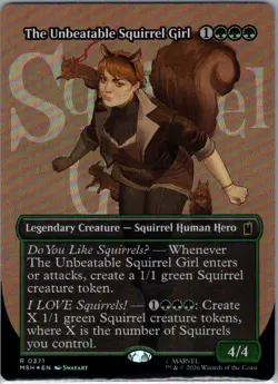 The Unbeatable Squirrel Girl 371 Marvel Super Heroes Magic The Gathering Foil NM - Image 1