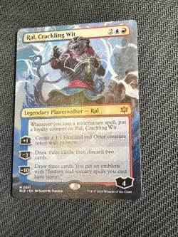 Ral, Crackling Wit (Borderless) Bloomburrow Regular - Image 1