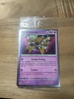 Pokemon TCG - Alakazam Cosmos Holo - 082/167 SV Twilight Masquerade - SEALED - Image 1