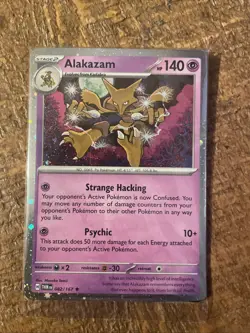 Alakazam 082/167 *SWIRL* Twilight Masquerade Sealed Cosmos Holo Promo Pokemon NM - Image 1