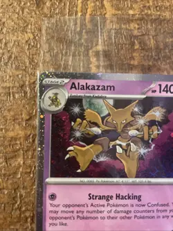 Alakazam 082/167 *SWIRL* Twilight Masquerade Sealed Cosmos Holo Promo Pokemon NM - Image 3