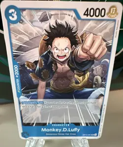 Bandai Monkey.D.Luffy OP15-051 One Piece CCG Counter+2000 4000 Power 3 Cost - Image 1