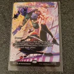 MTG - Relentless Assault (Borderless) Marvel Bonus Sheet - (Mythic/Sorcery) NEW - Image 2