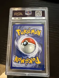 Vintage 2001 Pokemon League Promo Flying Pikachu #25 Black Star Promo PSA 9 - Image 2