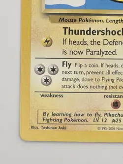Flying Pikachu Black Star Promo 25 Pokemon League NM/M 2001 - Image 5