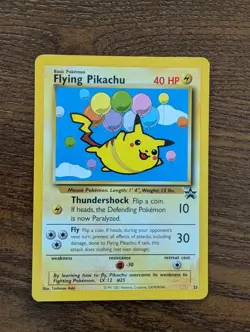 Pokemon TCG Flying Pikachu Black Star Promo #25 - Image 1