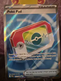 Poke Pad 113/088 Me03: Pokemon TCG Perfect Order Full Art Item Secret Rare Mint - Image 1