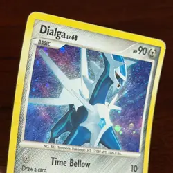 Dialga DP26 Holo Black Star Promo Pokemon Card DMG - Image 3