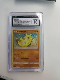 Pokemon Sandshrew 008/034 Trading Card Game Classic Holo CGC 10 70 HP English - Image 1