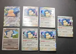 Pokemon TCG Various Snorlax Cards Lot Of 7 - Image 1