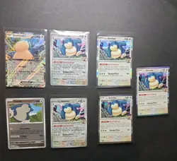 Pokemon TCG Various Snorlax Cards Lot Of 7 - Image 2