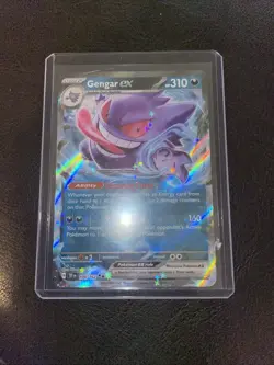 Pokemon TCG Gengar EX Temporal Forces Ultra Rare Card 104/162 - Image 1