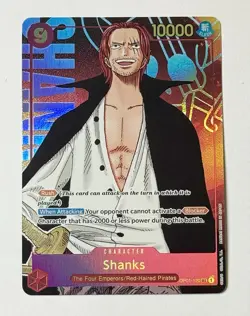 Shanks OP01-120 SEC (Alt Art) Romance Dawn - One Piece Card Game English - Image 1