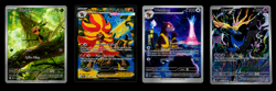 Pokemon Chaos Rising 4 Card IR Full Art Lot Xerneas Chespin Pyroar - Image 1