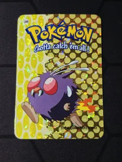 Venonat #48 - Vintage Vending Machine Prism Sticker 2000 - Pokemon Card - Image 1