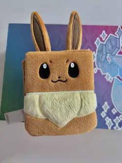 Pokemon Eevee Plush Deck Box Card Case TCG Prismatic Evolutions - Brand New! - Image 1
