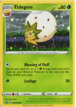 Eldegoss Holo #SWSH046 - SWSH: Sword & Shield Promo Cards - NM - Image 1