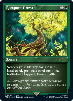 Rampant Growth (Foil Etched) [Wizards Play Network 2023] Magic MTG - Image 1