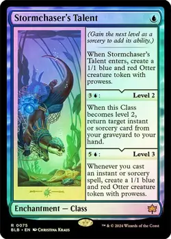 MTG Stormchaser's Talent [BLB - 75] - NM [Foil] - Image 1
