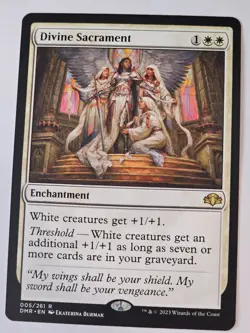 MTG - Divine Sacrament - Dominaria Remastered - Image 1