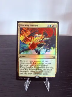 MTG FOIL CRIMPED MISPRINT - New Way Forward - Rare - TDM 211 Tarkir Dragonstorm - Image 1