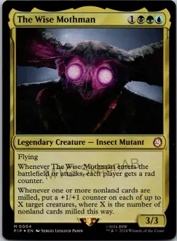 MTG SkeenAB The Wise Mothman FOIL from PIP. NM. - Image 1