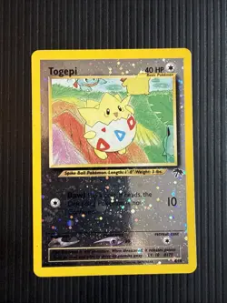Pokemon TCG Togepi Southern Islands 4/18 Reverse Holo Card LP - Image 1