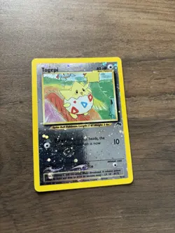 Pokemon TCG Togepi Southern Islands 4/18 Reverse Holo Card NM - Image 1