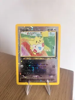 Pokemon TCG Togepi Southern Islands 4/18 Reverse Holo Card NM - Image 1