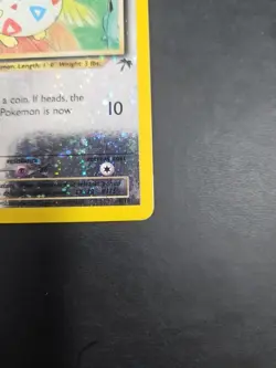 Pokemon TCG Togepi Southern Islands 4/18 Reverse Holo Card LP - Image 5