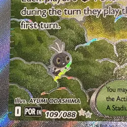 Forest of Vitality 109/088 Ultra Rare Perfect Order Pokemon NM/M - Image 3