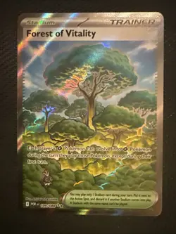 Forest of Vitality 109/088 Full Art Ultra Rare Pokemon TCG Perfect Order - Image 1