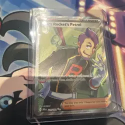 Team Rocket's Petrel 226/182 Ultra Rare Destined Rivals Pokemon Card - Image 1