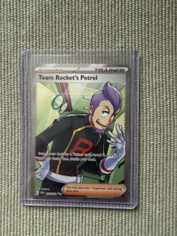 Pokemon TCG Team Rocket's Petrel 226/182 Full Art UR Destined Rivals - NM - Image 1