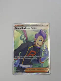 Pokemon TCG Team Rocket's Petrel 226/182 Destined Rivals Full Art Holo - Image 1