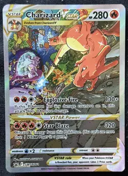 Pokemon TCG Charizard VSTAR Sword & Shield Swsh262 Holo Promo - Image 1