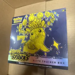 Pokemon TCG Surging Sparks Pokemon Center Elite Trainer Box ETB - SEALED - Image 2